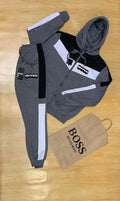 CONJUNTO MOLETOM BOSS C/ ZIPER