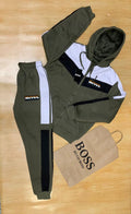 CONJUNTO MOLETOM BOSS C/ ZIPER