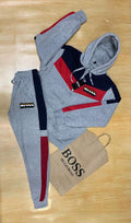 CONJUNTO MOLETOM BOSS C/ ZIPER